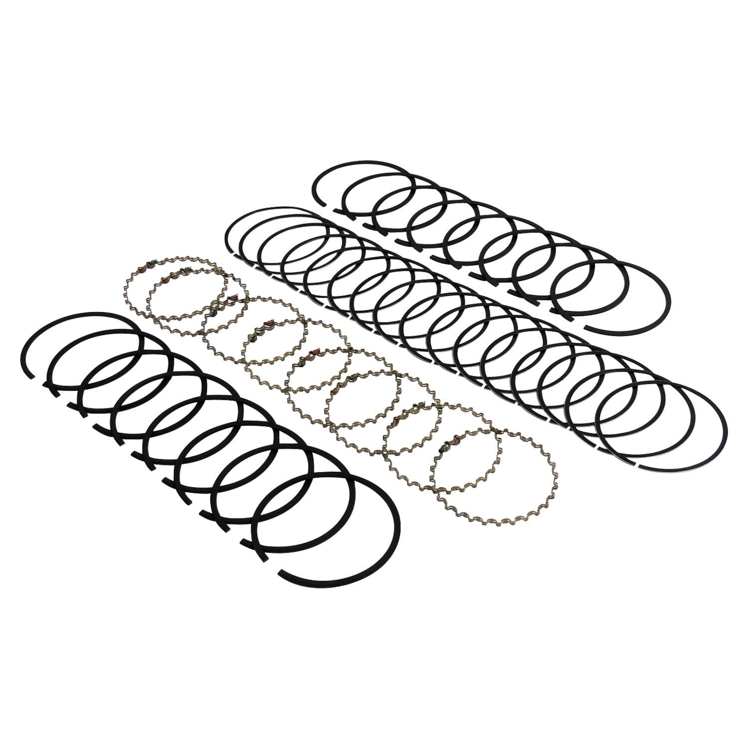Engine Piston Ring Set for Multiple 1971-81 Jeep CJs, C104 w/ 5.0L Engine Crown Automotive