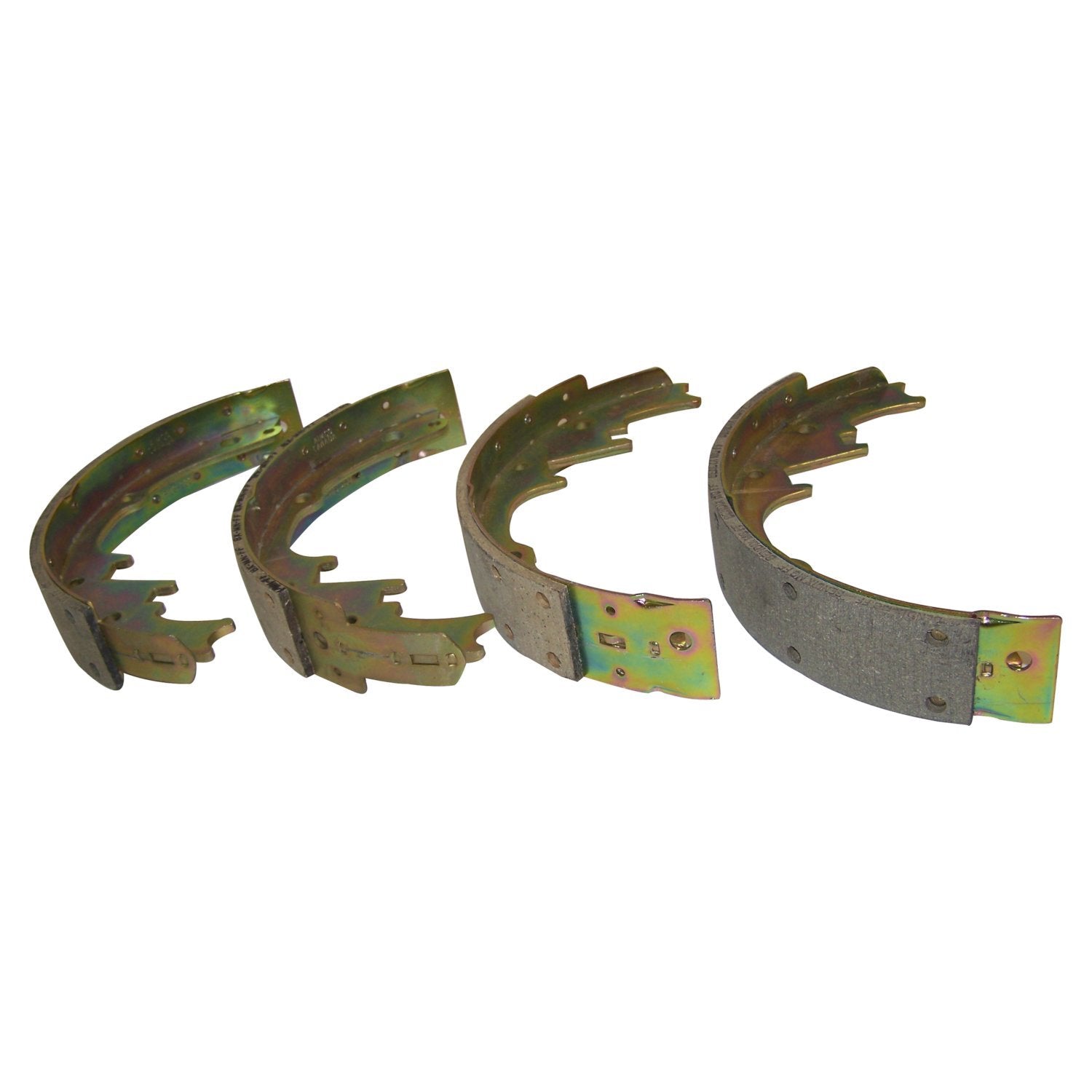 Front Brake Shoe Set for 1974-1976 Jeep SJ, J-Series w/ Front Drum Brakes Crown Automotive