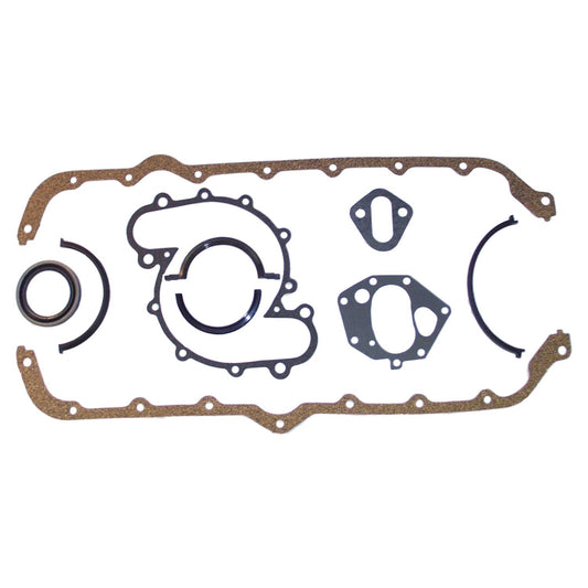 Lower Engine Gasket Set for 71-91 Jeep CJs, C104, SJ, & J-Series w/ V8 Engine Crown Automotive