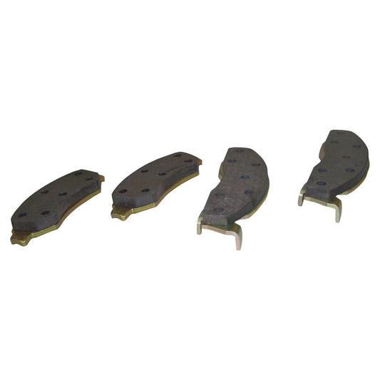 Front Brake Pad Set for 1976-77 Jeep CJ-5, CJ-7, 1978 w/ 6 Bolt Caliper Bracket Crown Automotive