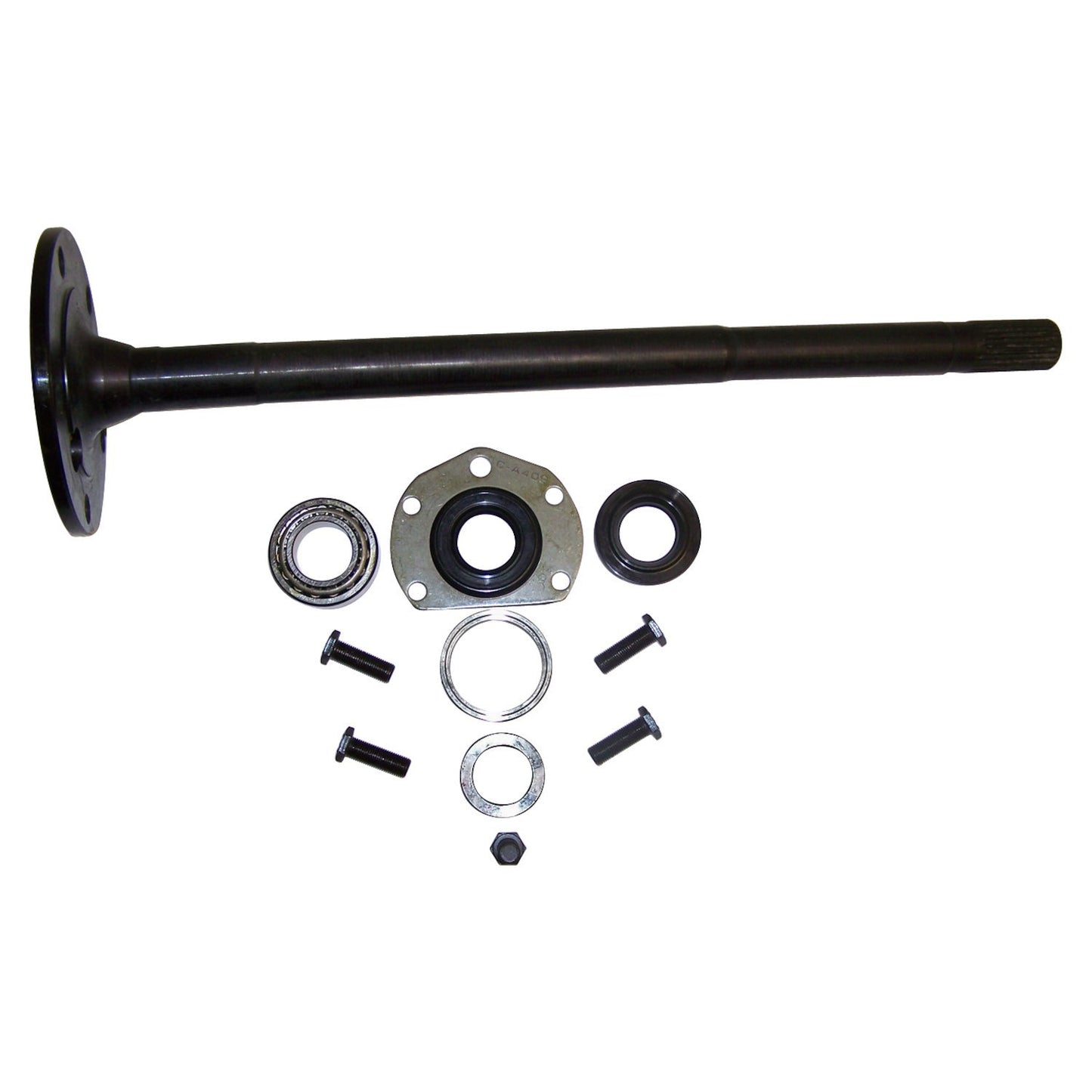 1-Piece Left Axle Shaft Kit for Misc 76-83 CJ5, 76-81 CJ7, CJ8 w/ AMC 20 Rear Ax Crown Automotive