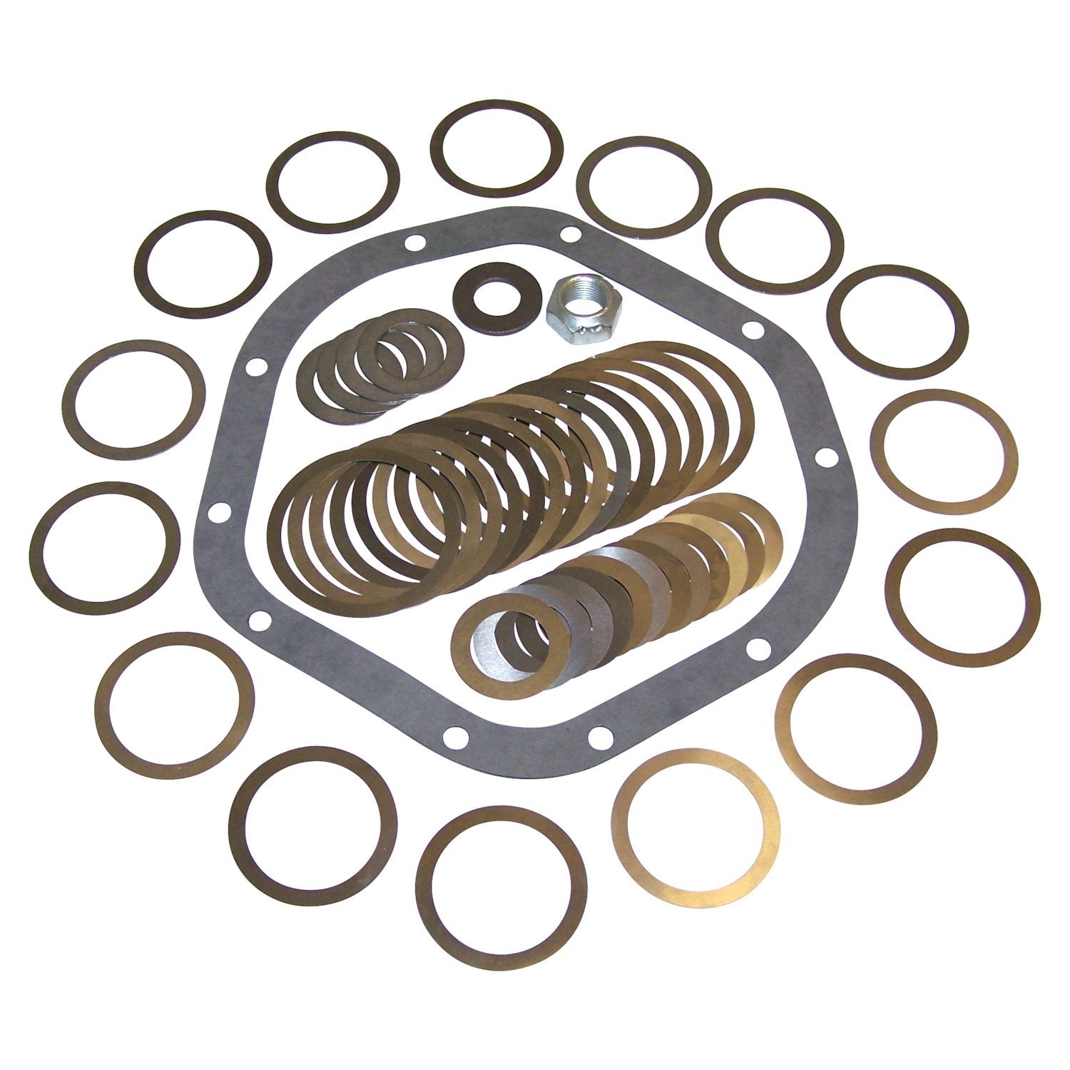 Differential and Pinion Shim Set for Misc Jeep 74-06 Models w/ Dana 44 Rear Axle Crown Automotive