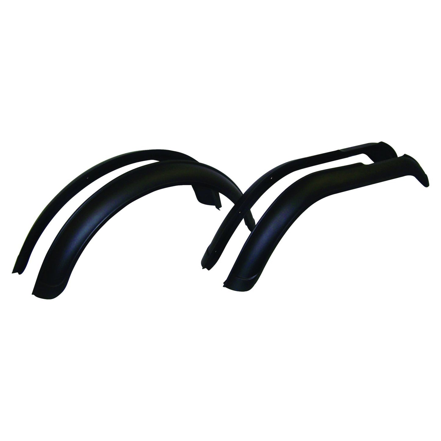 4-Piece Fender Flare Set for Jeep 55-83 CJ-5, 55-75 CJ-6, 76-86 CJ-7 Crown Automotive