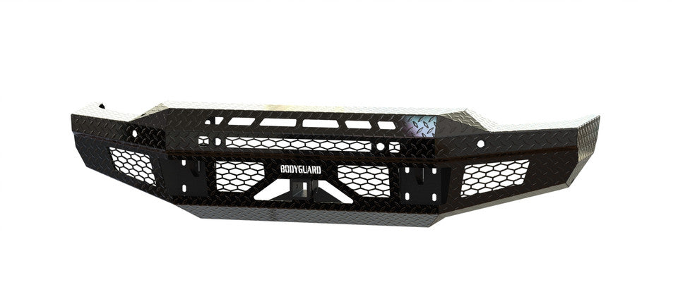 FT Front Bumper Base For 2020-2023 Silverado 2500/3500 HD Sensor Cutouts Fog Cutouts Receiver Bodyguard Bumpers