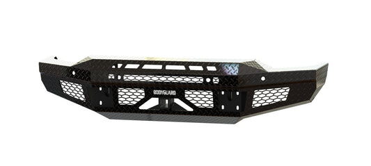FT Front Bumper Base For 2020-2023 Silverado 2500/3500 HD Sensor Cutouts Fog Cutouts Receiver Bodyguard Bumpers