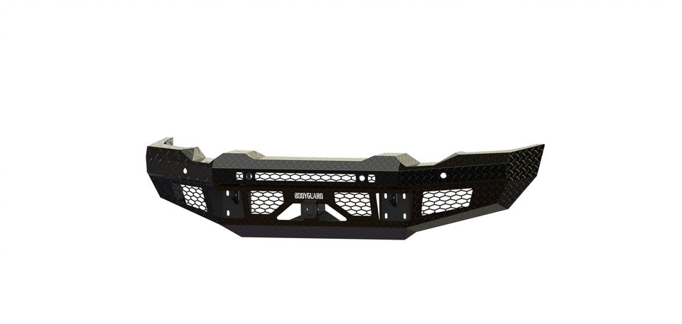 FT Front Bumper Base For 2020-2023 Sierra 2500/3500 HD Sensor Cutouts Fog Cutouts Receiver Bodyguard Bumpers-8