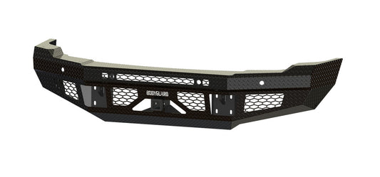 FT Front Bumper Base For 2024-2026 Sierra 2500/3500 HD Sensor Cutouts Fog Cutouts Receiver Bodyguard Bumpers