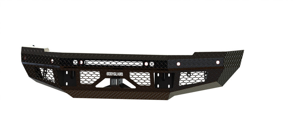 FT Front Bumper Base For 2010-2018 Ram 2500/3500 HD Sensor Cutouts Fog Cutouts Receiver Bodyguard Bumpers-4