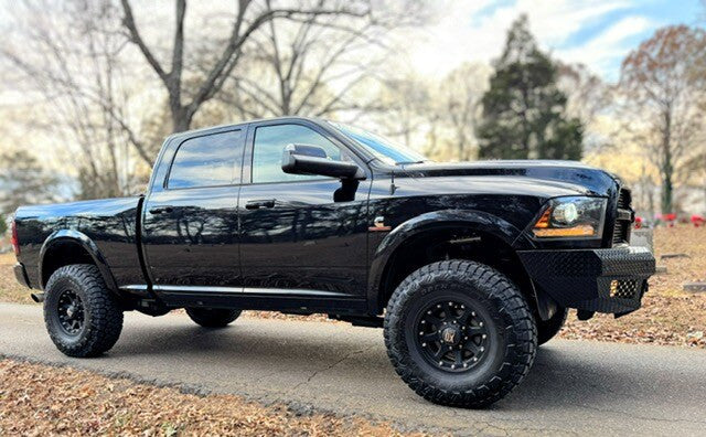 FT Front Bumper Base For 2010-2018 Ram 2500/3500 HD Sensor Cutouts Fog Cutouts Receiver Bodyguard Bumpers-3