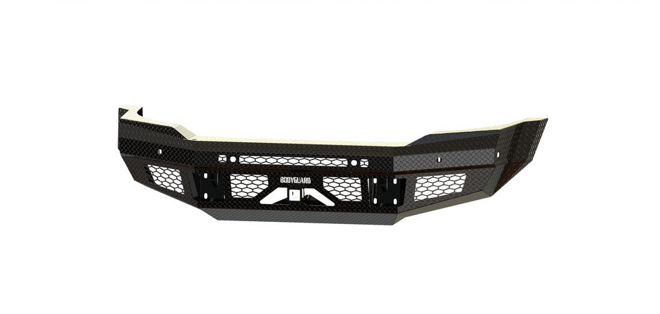 FT Front Bumper Base For 2019-2026 Ram 4500/5500 HD Sensor Cutouts Fog Cutouts Receiver Fits 4500/5500 Fender Flare Only Bodyguard Bumpers-2