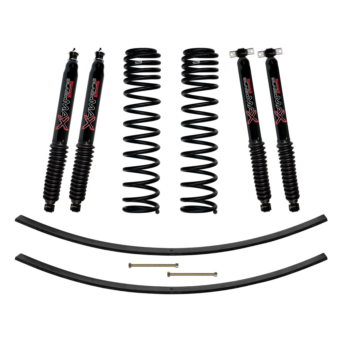3 Inch Suspension Lift Kit 84-01 Cherokee XJ W/Front Dual Rate Long Travel Coil Springs Rear Add A Leafs Skyjacker-3