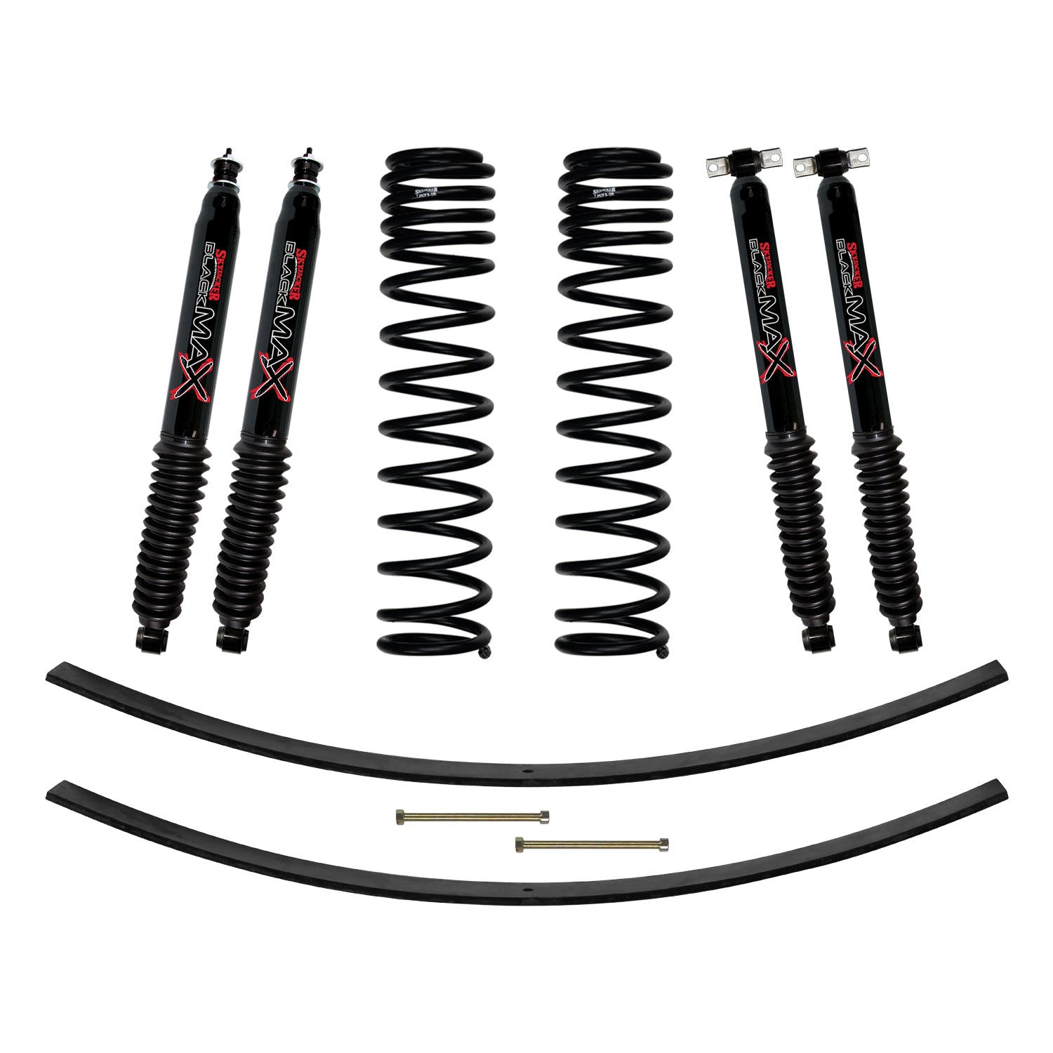 3 Inch Suspension Lift Kit 84-01 Cherokee XJ W/Front Dual Rate Long Travel Coil Springs Rear Add A Leafs Skyjacker-3