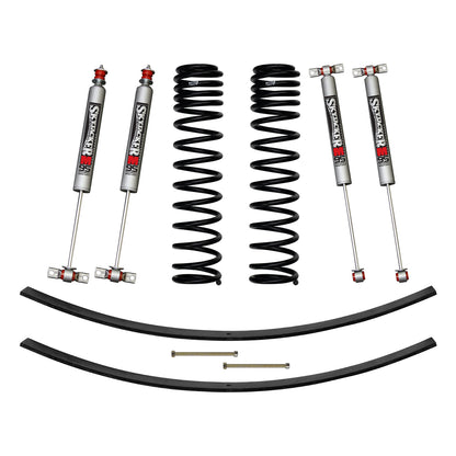 3 Inch Suspension Lift Kit 84-01 Cherokee XJ W/Front Dual Rate Long Travel Coil Springs Rear Add A Leafs Skyjacker-1
