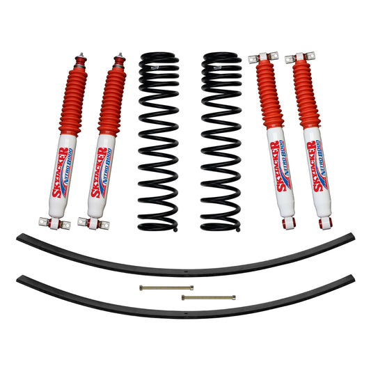 3 Inch Suspension Lift Kit 84-01 Cherokee XJ W/Front Dual Rate Long Travel Coil Springs Rear Add A Leafs Skyjacker