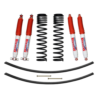 3 Inch Suspension Lift Kit 86-92 Comanche MJ W/Front Dual Rate Long Travel Coil Springs Rear Add A Leafs Skyjacker-3