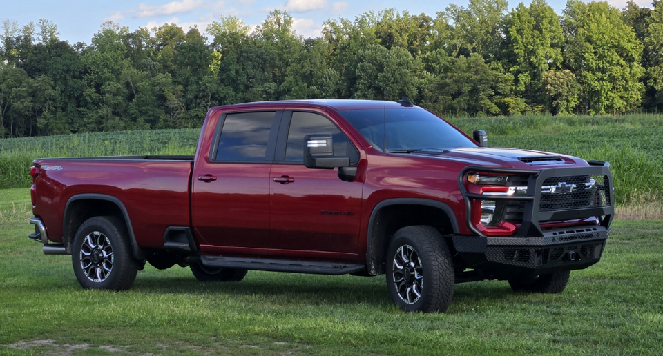 FT Front Bumper Extreme For 2024-2026 Silverado 2500/3500 HD Sensor Cutouts Fog Cutouts Receiver With Mesh Grill No Camera Harness Bodyguard Bumpers-5