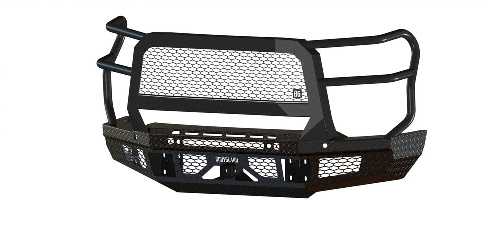 FT Front Bumper Extreme For 2024-2026 Silverado 2500/3500 HD Sensor Cutouts Fog Cutouts Receiver With Mesh Grill No Camera Harness Bodyguard Bumpers