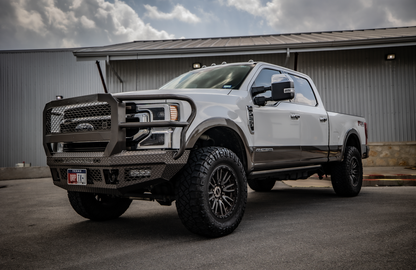 FT Front Bumper Extreme For 2017-2022 Ford F250/350 Superduty No Sensor Fog Cutouts Receiver With Mesh Grill No Camera Harness Bodyguard Bumpers-9