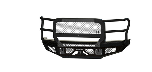 FT Front Bumper Extreme For 2017-2022 Ford F550 Superduty No Sensor Fog Cutouts Receiver With Mesh Grill With Camera Harness Fits 450/550 Fender Trim Bodyguard Bumpers
