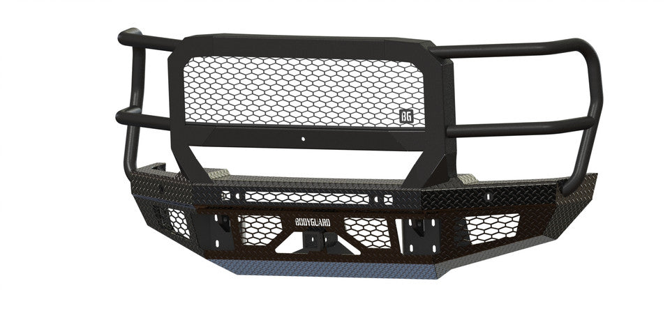 FT Front Bumper Extreme For 2023-2026 Ford F250/350 Superduty Sensor Cutouts Fog Cutouts Receiver With Mesh Grill With Camera Harness Bodyguard Bumpers