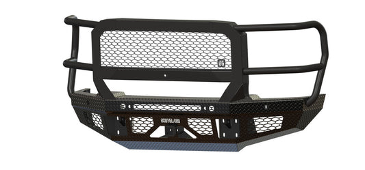 FT Front Bumper Extreme For 2023-2026 Ford F250/350 Superduty Sensor Cutouts Fog Cutouts Receiver With Mesh Grill No Camera Harness Bodyguard Bumpers