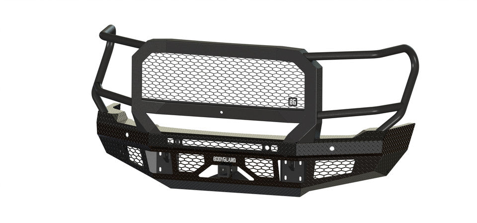FT Front Bumper Extreme For 2024-2026 Sierra 2500/3500 HD Sensor Cutouts Fog Cutouts Receiver With Mesh Grill No Camera Harness Bodyguard Bumpers-10