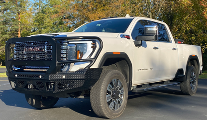FT Front Bumper Extreme For 2024-2026 Sierra 2500/3500 HD Sensor Cutouts Fog Cutouts Receiver With Mesh Grill With Camera Harness Bodyguard Bumpers-1