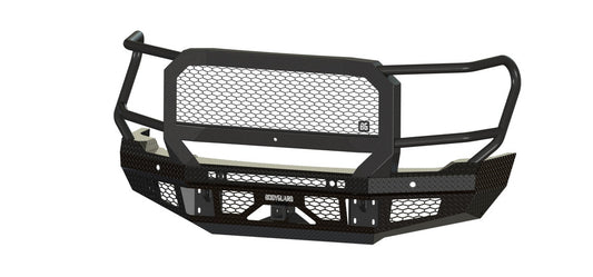 FT Front Bumper Extreme For 2024-2026 Sierra 2500/3500 HD Sensor Cutouts Fog Cutouts Receiver With Mesh Grill No Camera Harness Bodyguard Bumpers