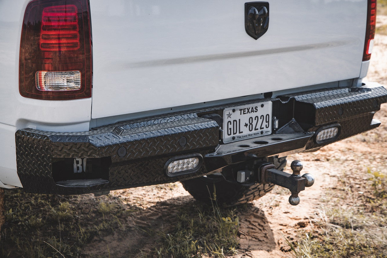 FT Front Bumper Extreme For 2010-2018 Ram 2500/3500 HD Sensor Cutouts Fog Cutouts Receiver With Mesh Grill No Camera Harness Bodyguard Bumpers-6