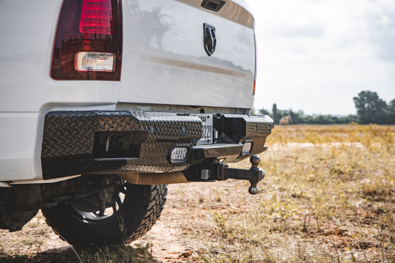 FT Front Bumper Extreme For 2010-2018 Ram 2500/3500 HD Sensor Cutouts Fog Cutouts Receiver With Mesh Grill No Camera Harness Bodyguard Bumpers-3