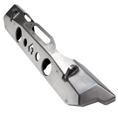 Bare Steel Nighthawk Front Bumper with Aluminum Skid for JK, JL, and JT - Bare Steel Artec Industries