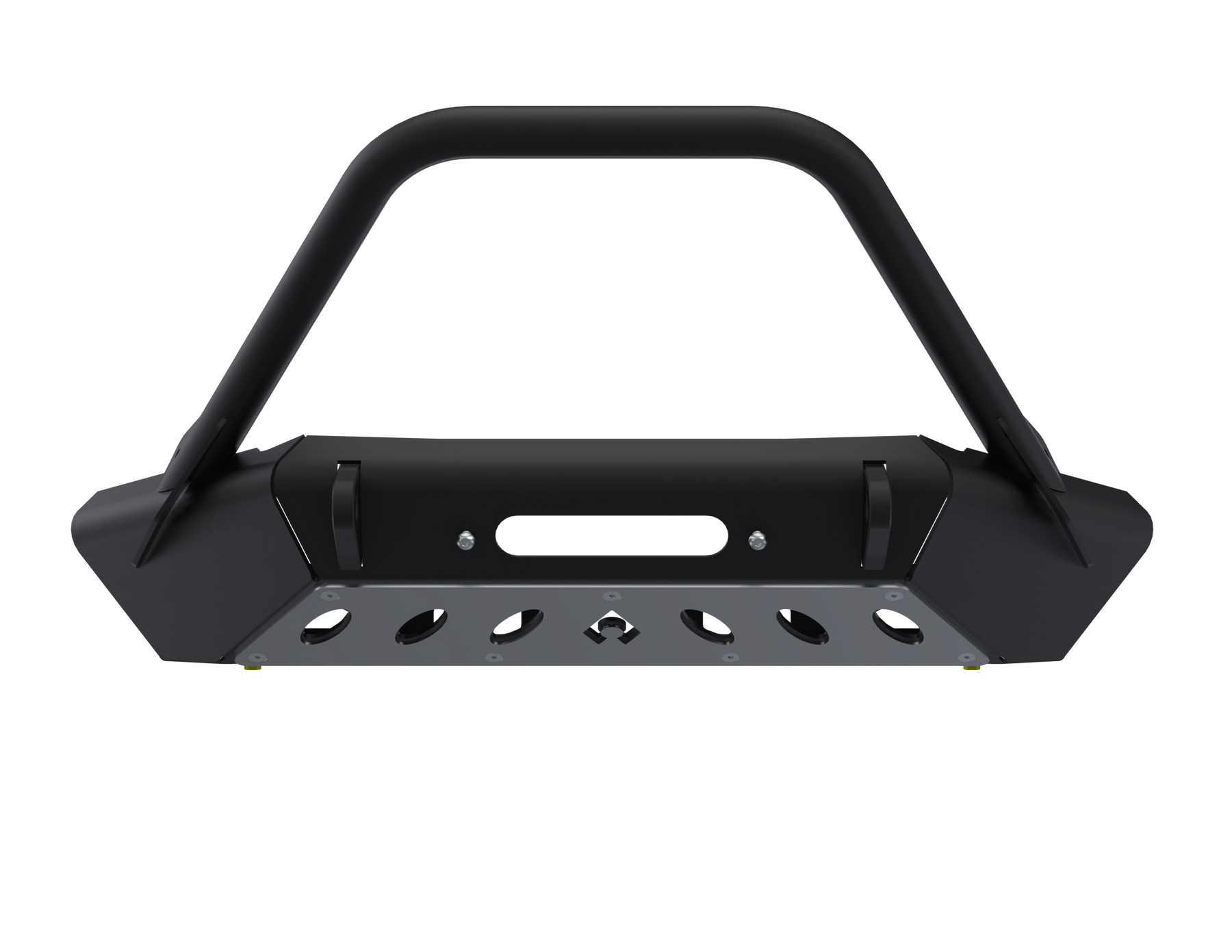 07-Up Jeep Wranger/Gladiator High Clearance Front Bumper With Hoop Raw Steel Artec Industries