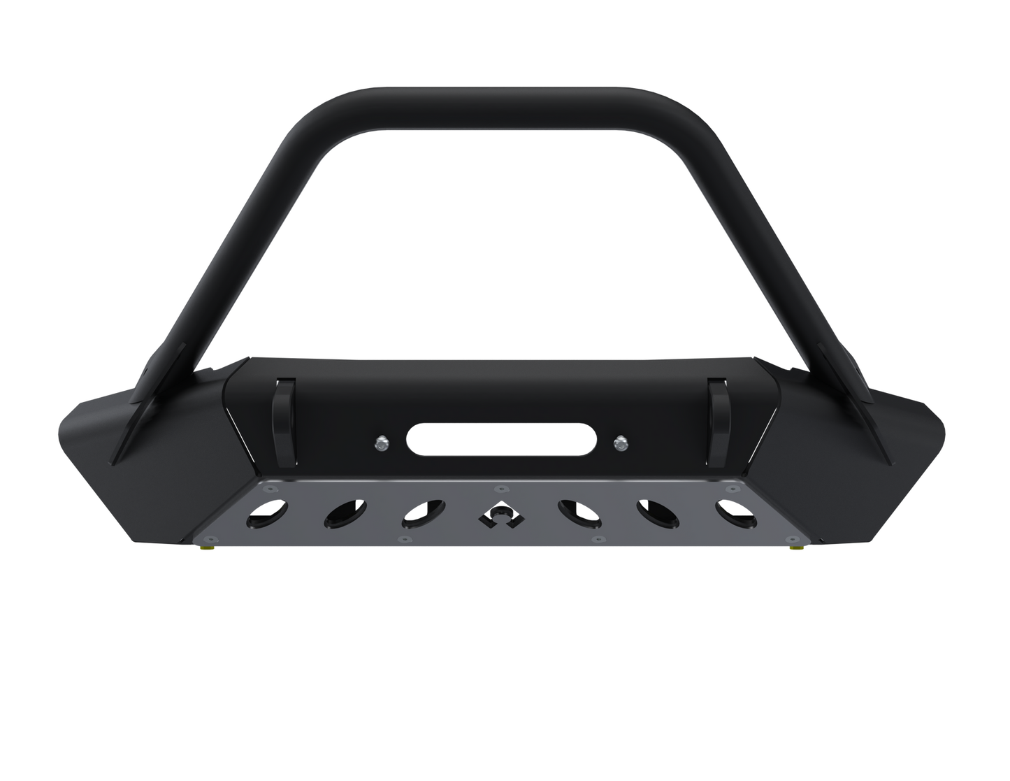 07-Up Jeep Wranger/Gladiator High Clearance Front Bumper With Hoop Raw Steel Artec Industries