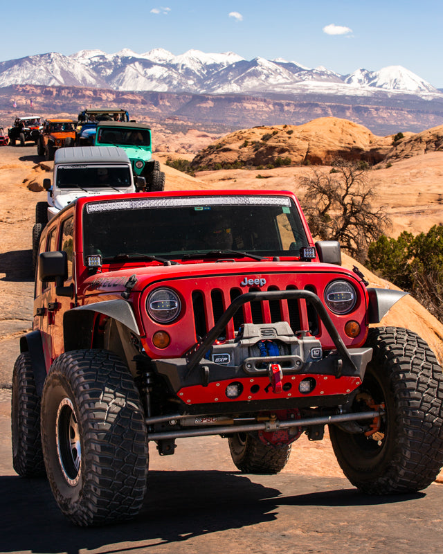 Bare Steel Nighthawk Mid-tube Stinger Front Bumper with Aluminum Skid for JK, JL, and JT - Bare Steel Artec Industries-9