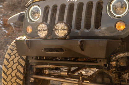 Jeep JL,JT,JK Sentinel Front Bumper - Black Powder Coat Artec Industries-3