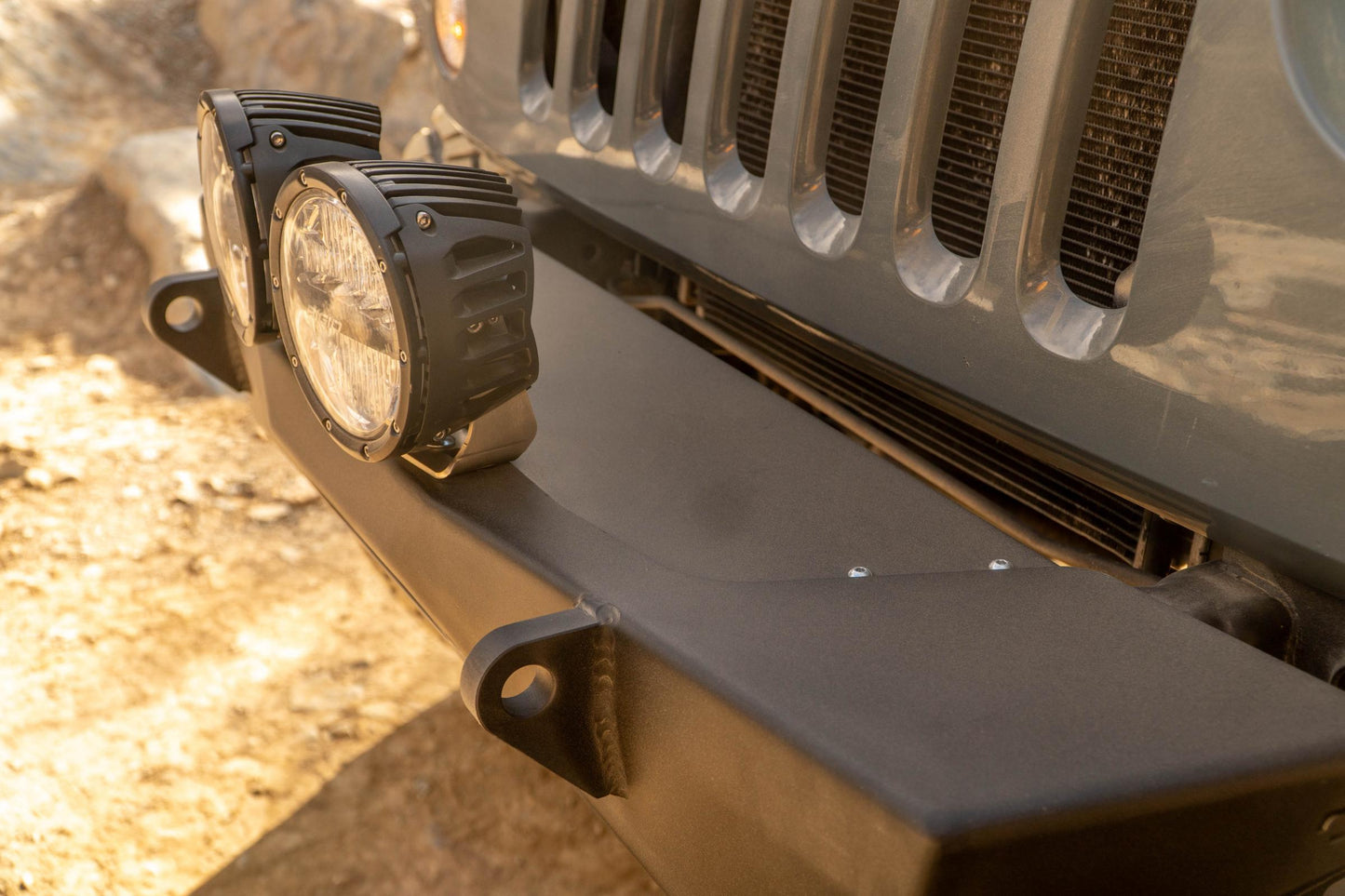 Jeep JL,JT,JK Sentinel Front Bumper - Black Powder Coat Artec Industries-4
