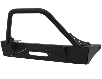 Jeep JL,JT,JK Sentinel Front Bumper with Hoop - Black Powder Coat Artec Industries-2