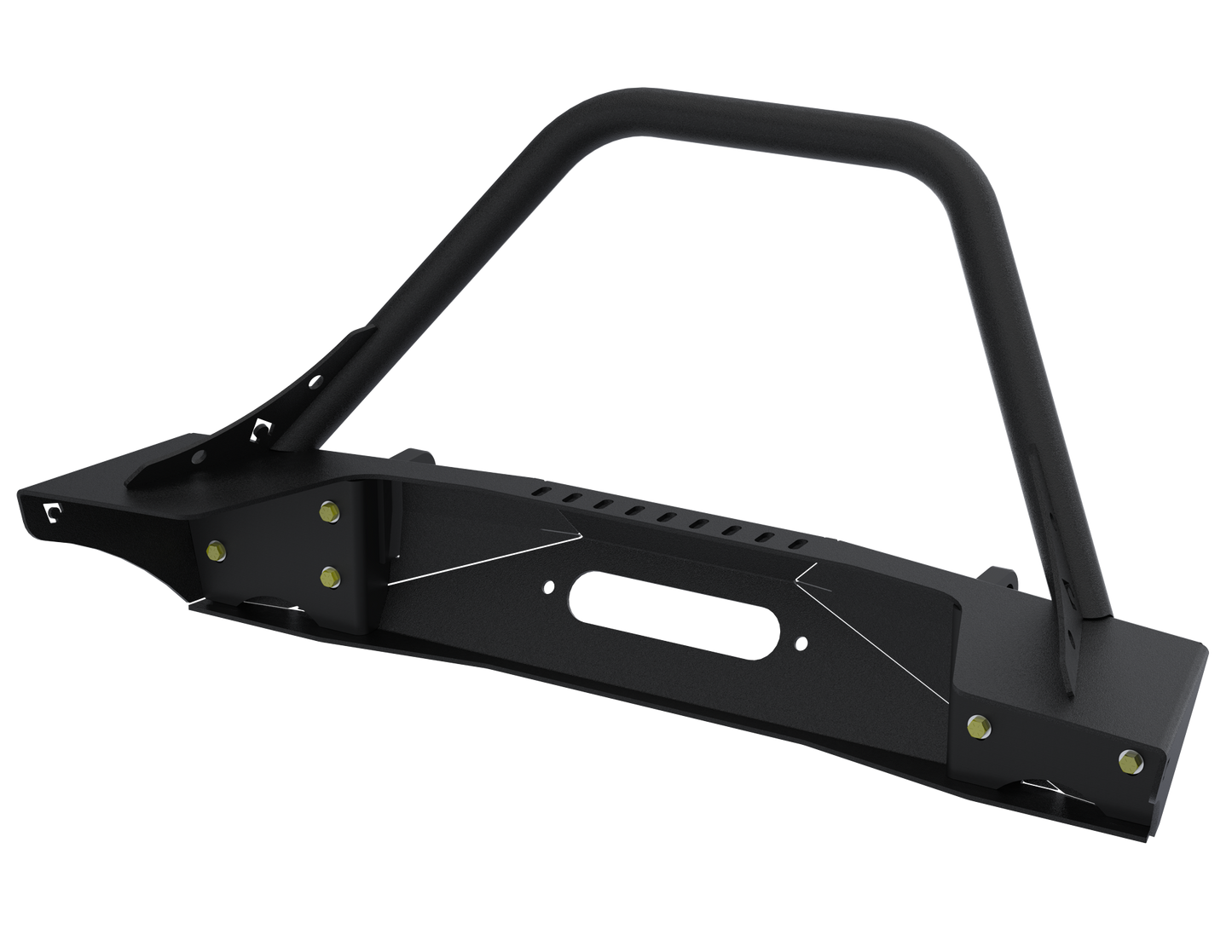 Jeep JL,JT,JK Sentinel Front Bumper with Hoop - Black Powder Coat Artec Industries-12