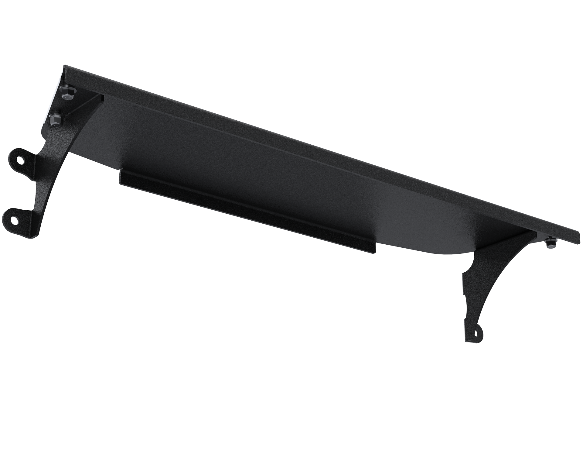 JL,JT,JK Sentinel Front Bumper No Winch Cover - Black Powder Coat Artec Industries-2