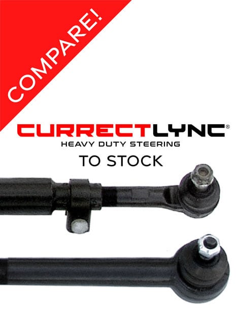 Currectlync Modular Extreme Duty Drag Link 07-18 Wrangler JK Bolt-On 1 5/8 Inch Diameter RockJock 4x4-1