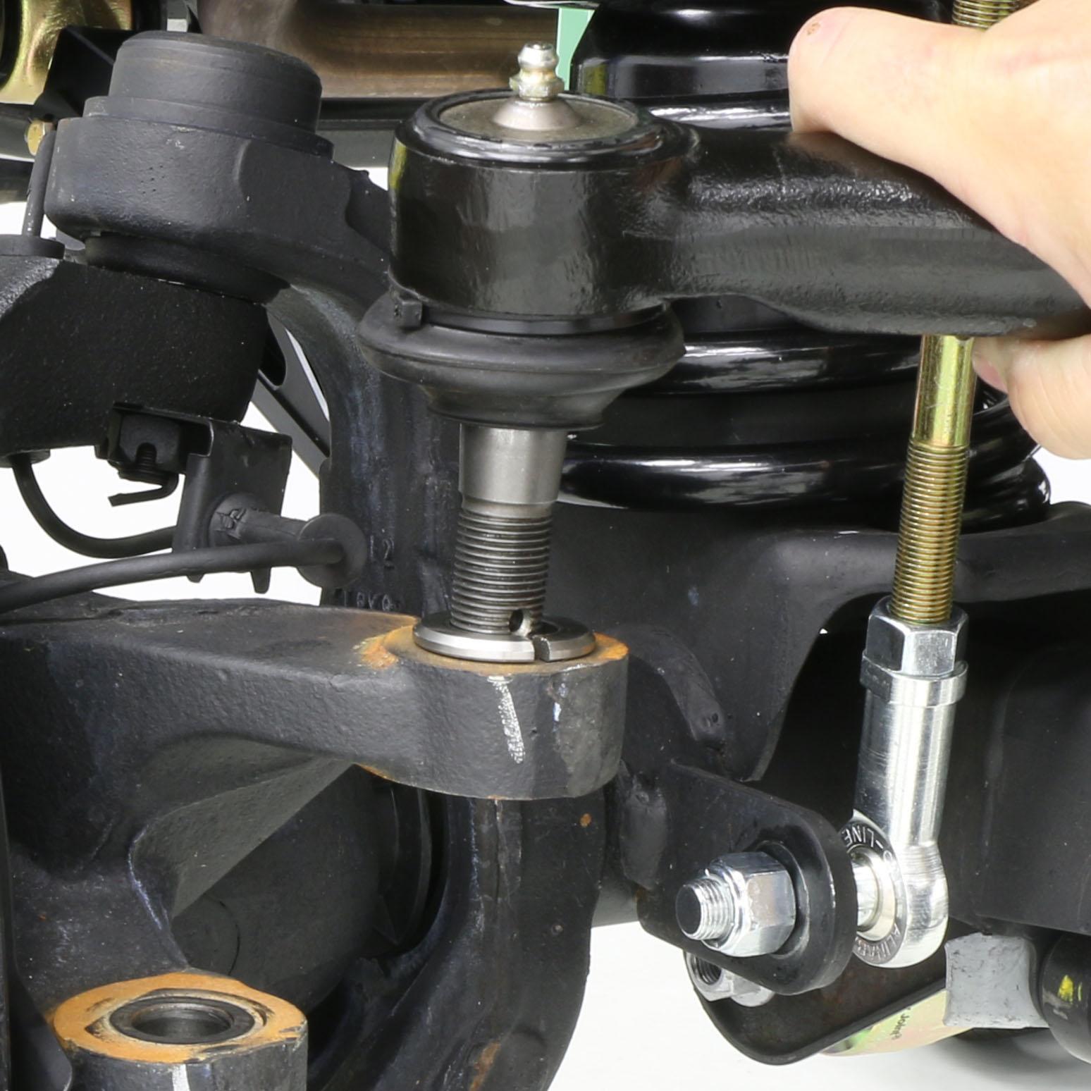 Currectlync Steering System 07-18 Wrangler JK w/Flipped Drag Link 1 1/2 Inch Diameter Tube Tie Rod/Forged Drag Link/Forged Tie Rod Ends Premium Jam Nuts And Adjuster RockJock 4x4-2