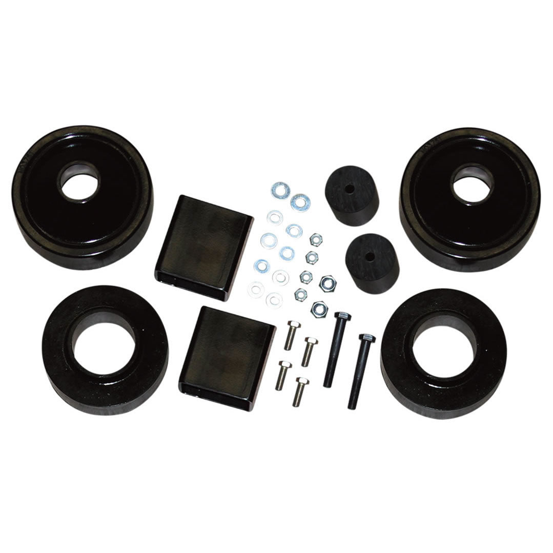 Jeep JK Lift Kit 2 Inch Lift 07-18 Wrangler JK Includes Front/Rear 2 Inch Polyurethane Coil Spring Spacers w/Bump Stop Spacers Skyjacker-3