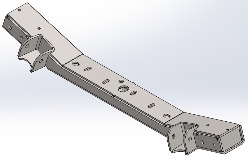 JK HD Crossmember W/Link Mounts 07-17 Wrangler JK Artec Industries-1