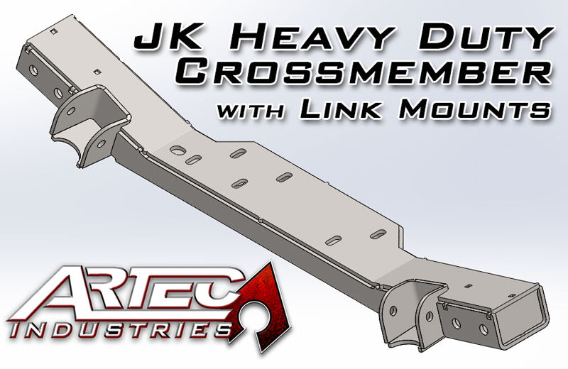 JK HD Crossmember W/Link Mounts 07-17 Wrangler JK Artec Industries
