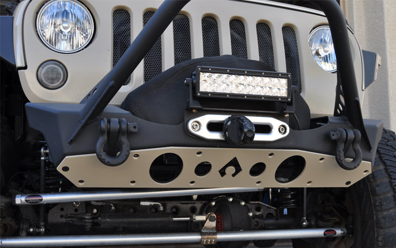 Jeep JK Front Bumper Rock Guard 07-18 Wrangler JK Aluminum Artec Industries-3