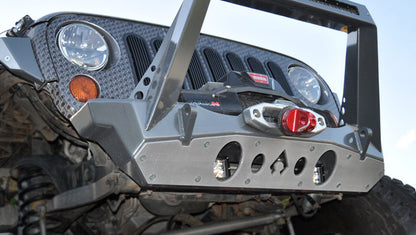 Jeep JK Front Bumper Rock Guard 07-18 Wrangler JK Aluminum Artec Industries-5