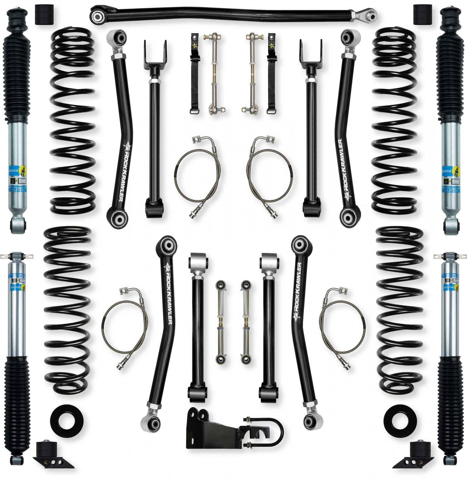2.5 Inch Adventure X Suspension System for Jeep Wrangler JK Rock Krawler-1