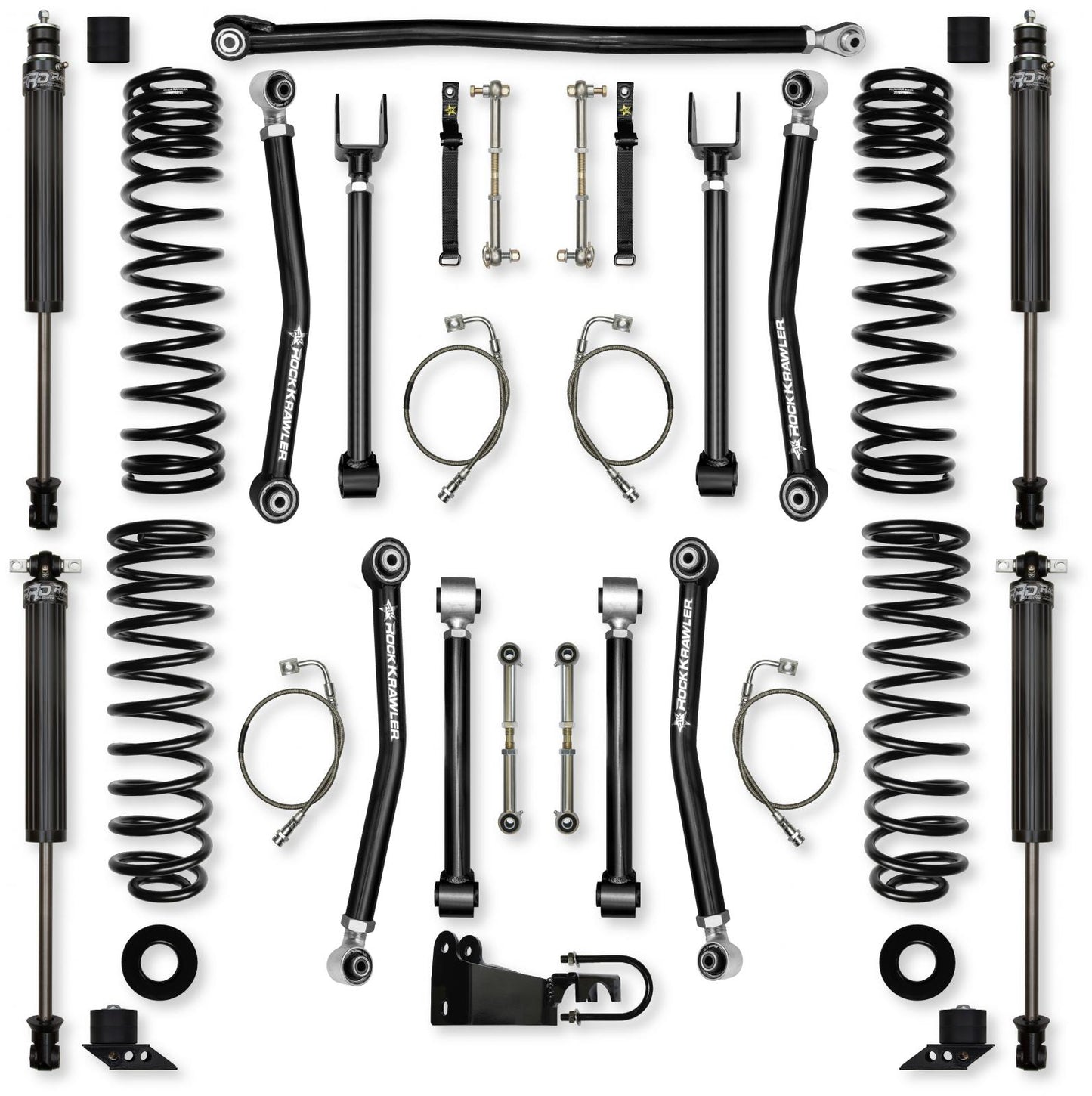 2.5 Inch Adventure X Suspension System for Jeep Wrangler JK Rock Krawler