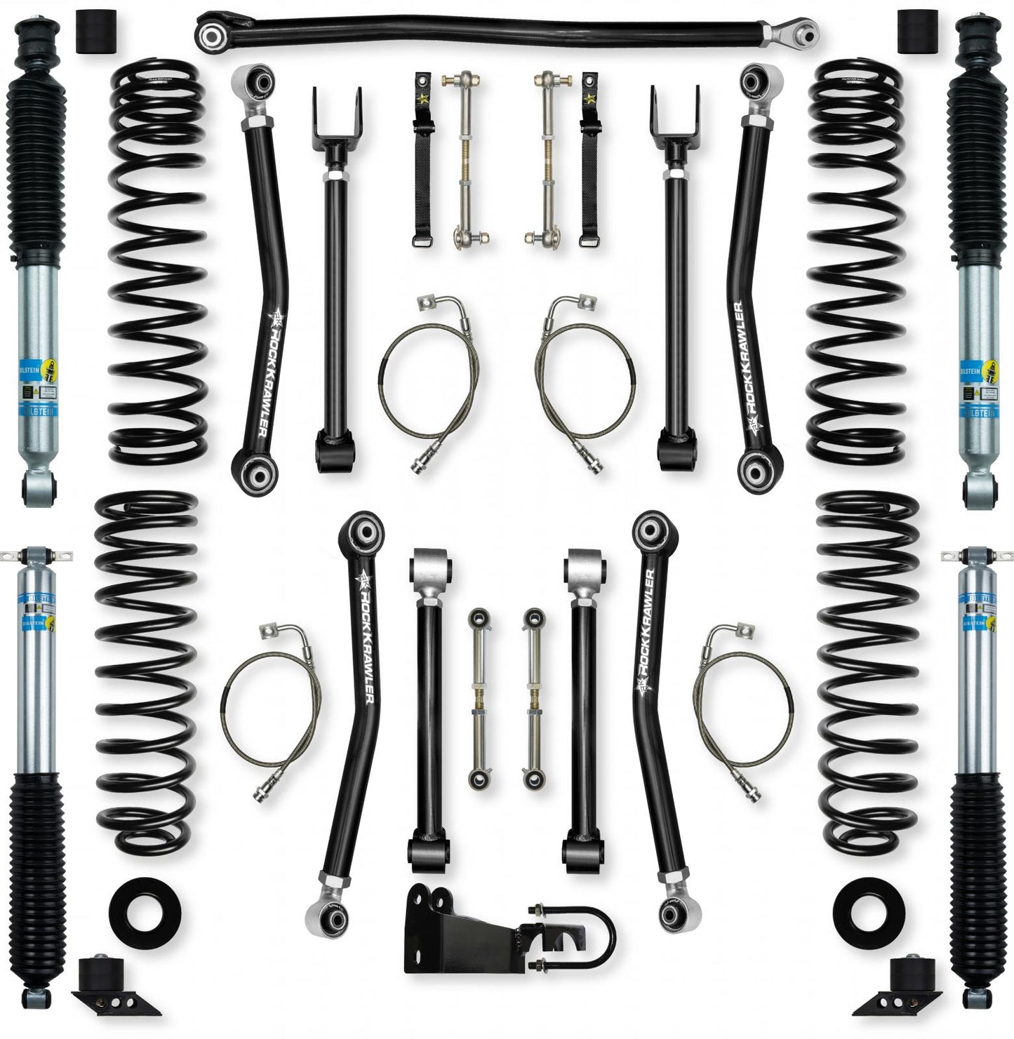 2.5 Inch Adventure X Suspension System for Jeep Wrangler JKU Rock Krawler-1