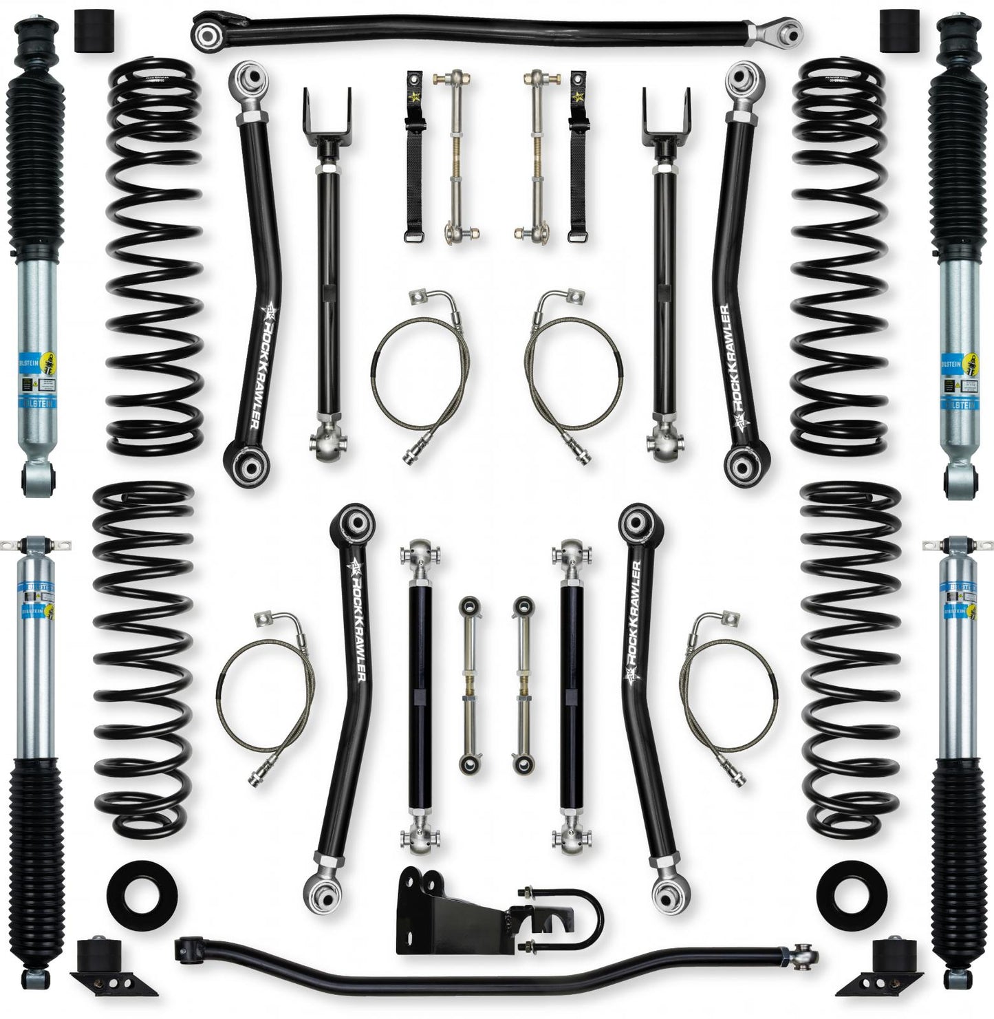 2.5 Inch X-Factor Suspension System for Jeep Wrangler JK Rock Krawler-1